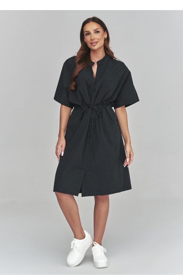 Black Daydress in Day Dresses with Cotton