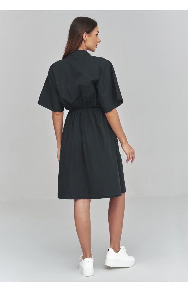 Black Daydress in Day Dresses with Cotton