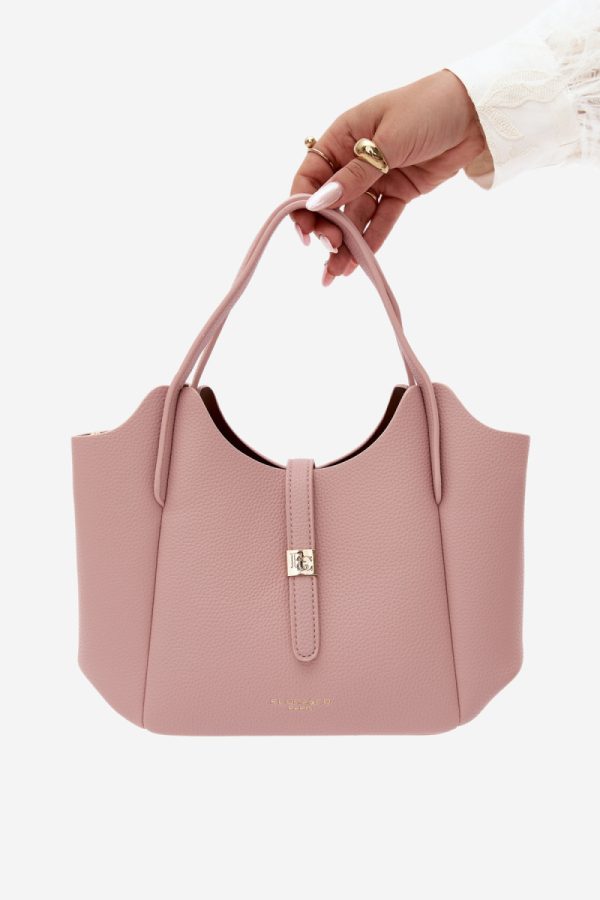 Pink Everyday Handbag in Casual Handbags, Shoulder Bags with Width, Bottom Width and Height
