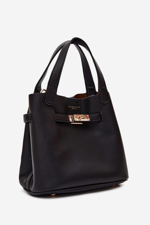 Black Everyday Handbag in Casual Handbags, Shoulder Bags with Width, Bottom Width and Height