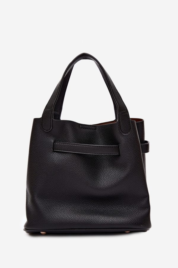 Black Everyday Handbag in Casual Handbags, Shoulder Bags with Width, Bottom Width and Height