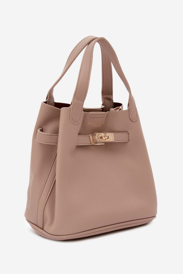 Beige Everyday Handbag in Casual Handbags, Shoulder Bags with Width, Bottom Width and Height