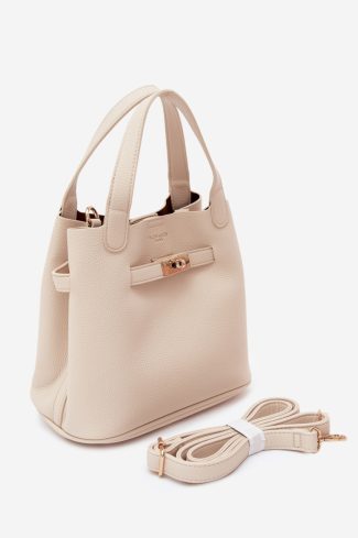 Beige Everyday Handbag in Casual Handbags, Shoulder Bags with Width, Bottom Width and Height