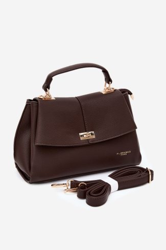 Brown Everyday Handbag in Casual Handbags, Shoulder Bags with Width, Bottom Width and Height