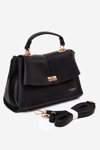Black Everyday Handbag in Casual Handbags, Shoulder Bags with Width, Bottom Width and Height