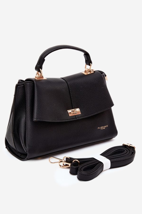 Black Everyday Handbag in Casual Handbags, Shoulder Bags with Width, Bottom Width and Height