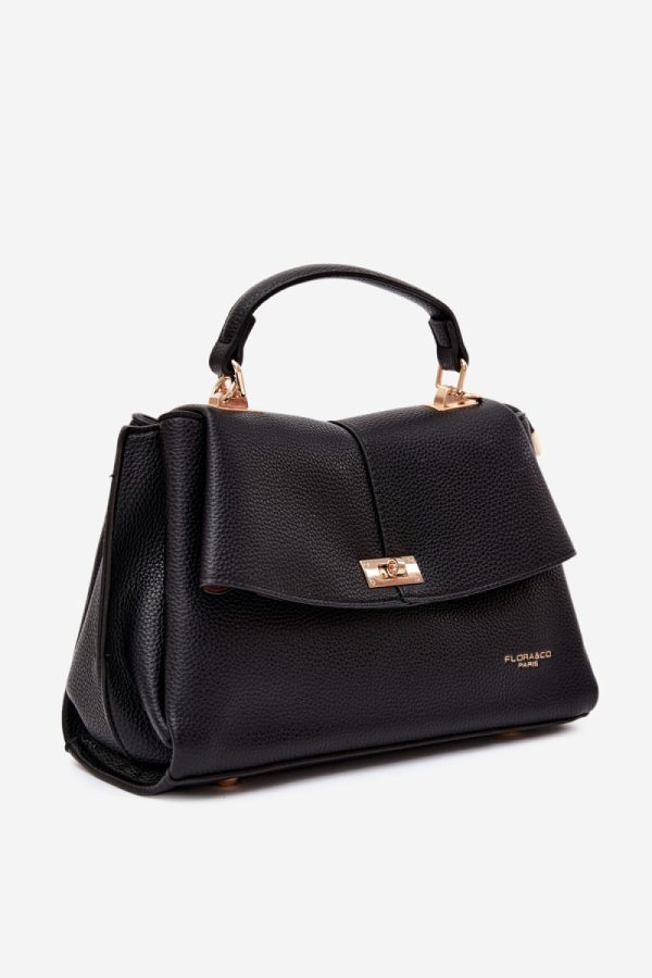 Black Everyday Handbag in Casual Handbags, Shoulder Bags with Width, Bottom Width and Height