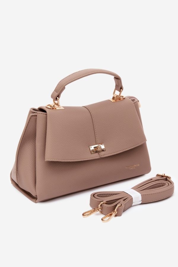 Beige Everyday Handbag in Casual Handbags, Shoulder Bags with Width, Bottom Width and Height