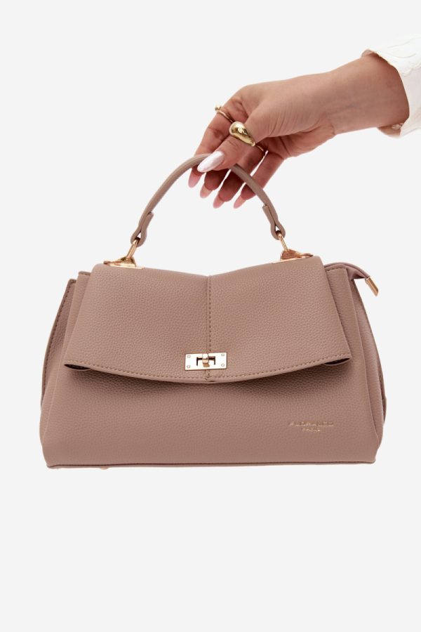 Beige Everyday Handbag in Casual Handbags, Shoulder Bags with Width, Bottom Width and Height