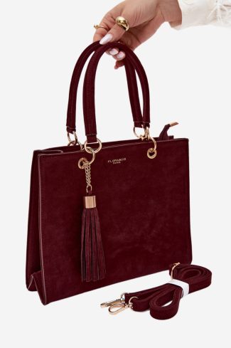 Red Everyday Handbag in Casual Handbags, Shoulder Bags with Width, Bottom Width and Height