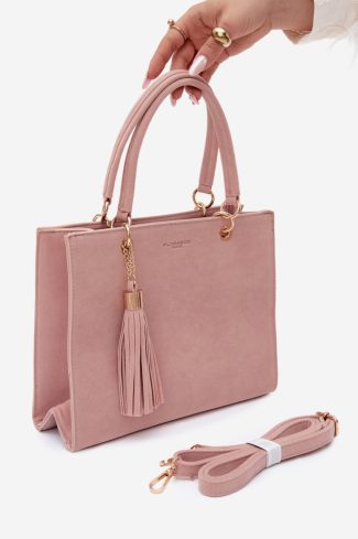 Pink Everyday Handbag in Casual Handbags, Shoulder Bags with Width, Bottom Width and Height