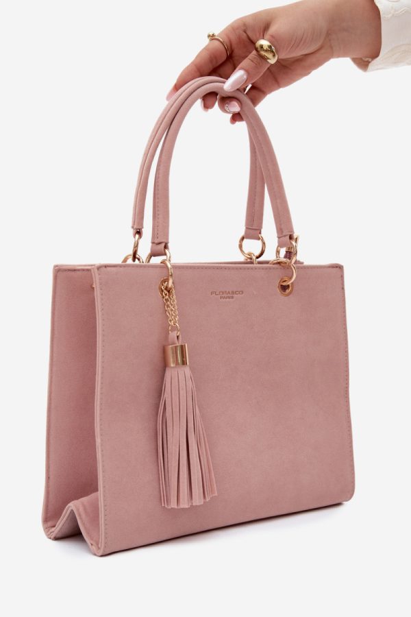 Pink Everyday Handbag in Casual Handbags, Shoulder Bags with Width, Bottom Width and Height