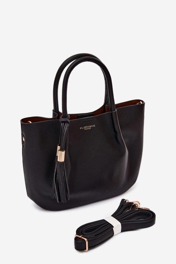 Black Everyday Handbag in Casual Handbags, Shoulder Bags with Width, Bottom Width and Height