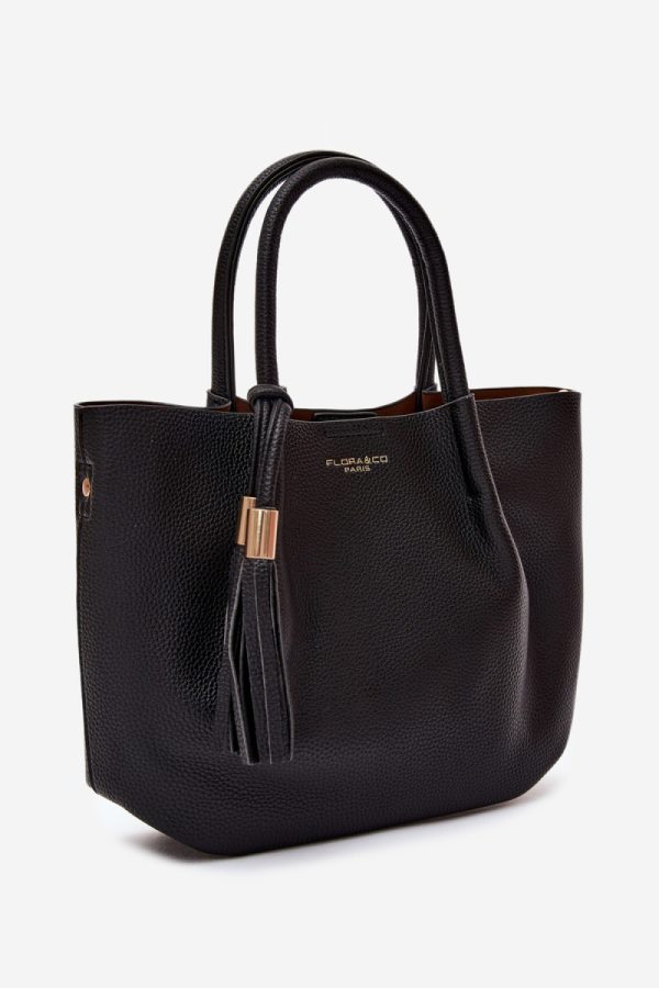 Black Everyday Handbag in Casual Handbags, Shoulder Bags with Width, Bottom Width and Height