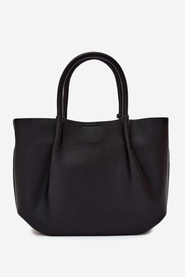 Black Everyday Handbag in Casual Handbags, Shoulder Bags with Width, Bottom Width and Height