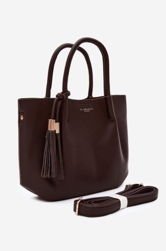 Brown Everyday Handbag in Casual Handbags, Shoulder Bags with Width, Bottom Width and Height