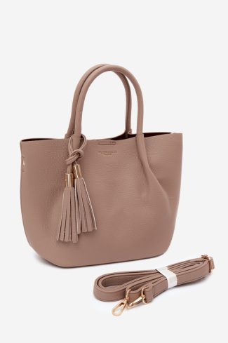 Beige Everyday Handbag in Casual Handbags, Shoulder Bags with Width, Bottom Width and Height