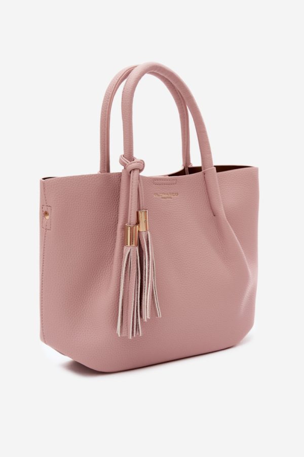 Pink Everyday Handbag in Casual Handbags, Shoulder Bags with Width, Bottom Width and Height