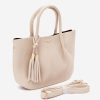 Beige Everyday Handbag in Casual Handbags, Shoulder Bags with Width, Bottom Width and Height