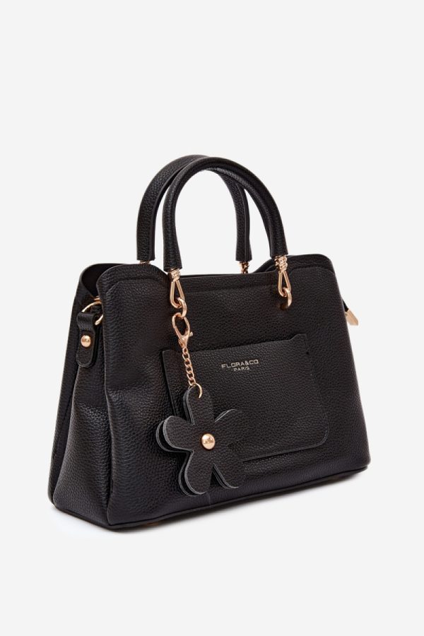 Black Everyday Handbag in Casual Handbags, Shoulder Bags with Width, Bottom Width and Height