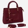 Red Everyday Handbag in Casual Handbags, Shoulder Bags with Width, Bottom Width and Height
