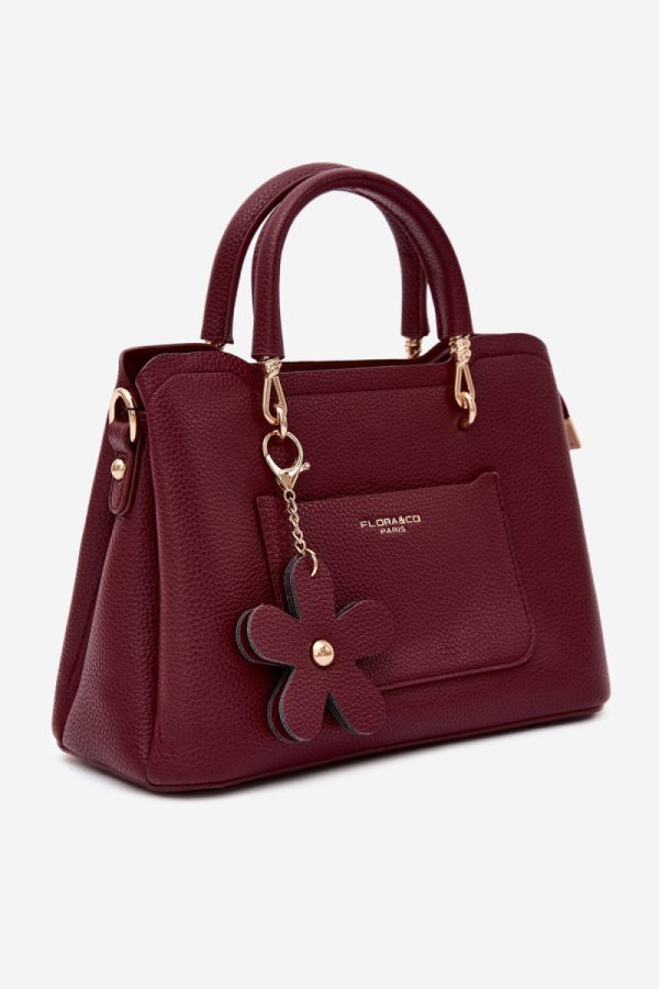 Red Everyday Handbag in Casual Handbags, Shoulder Bags with Width, Bottom Width and Height