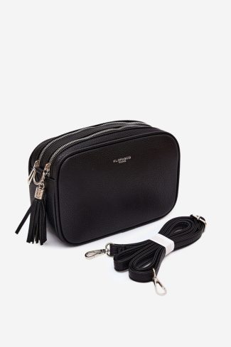 Black Messenger Bag in Casual Handbags, Shoulder Bags with Width, Bottom Width and Height