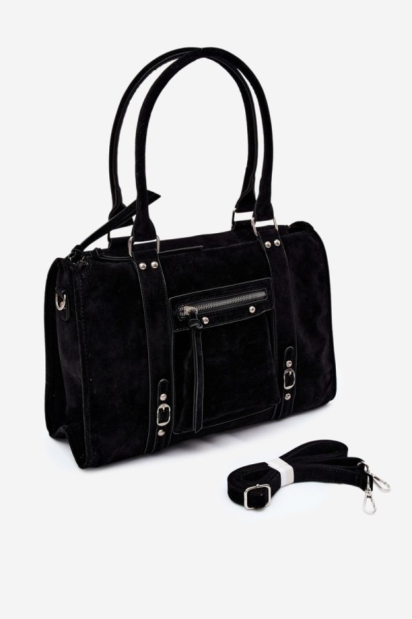 Black Everyday Handbag in Casual Handbags, Shoulder Bags with Width, Bottom Width and Height