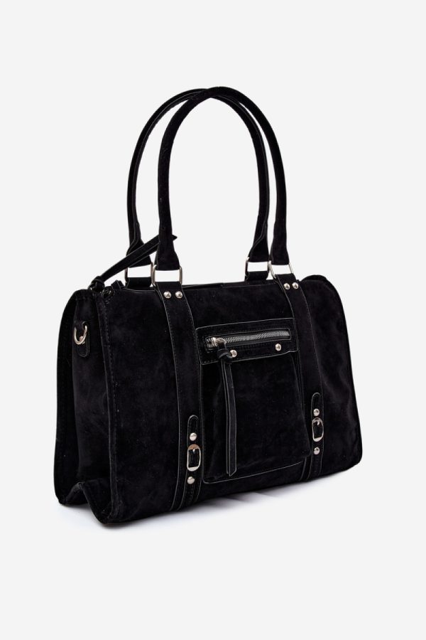 Black Everyday Handbag in Casual Handbags, Shoulder Bags with Width, Bottom Width and Height