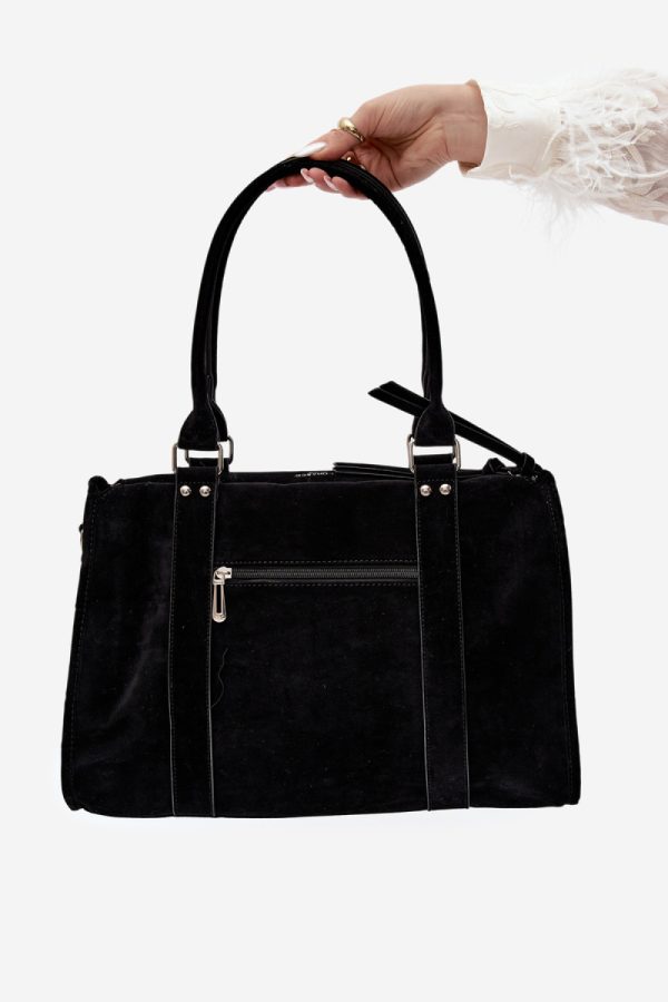 Black Everyday Handbag in Casual Handbags, Shoulder Bags with Width, Bottom Width and Height