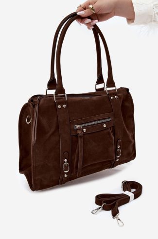 Brown Everyday Handbag in Casual Handbags, Shoulder Bags with Width, Bottom Width and Height