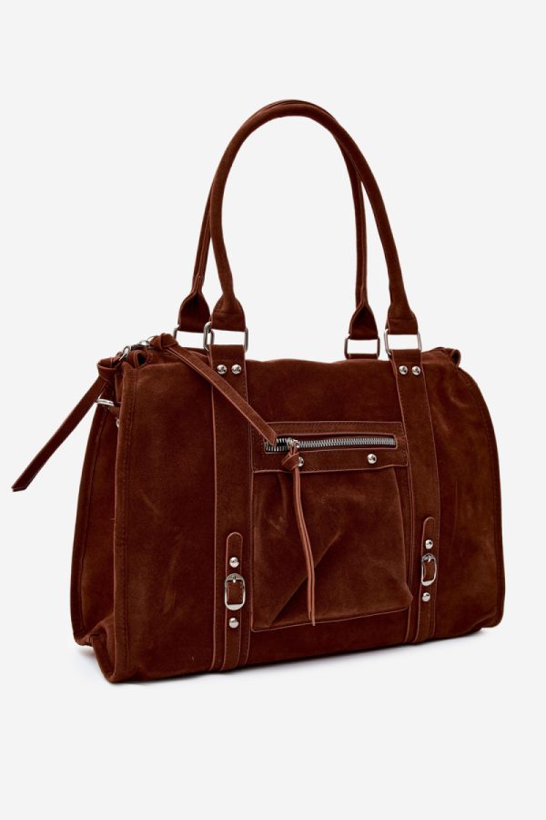 Brown Everyday Handbag in Casual Handbags, Shoulder Bags with Width, Bottom Width and Height