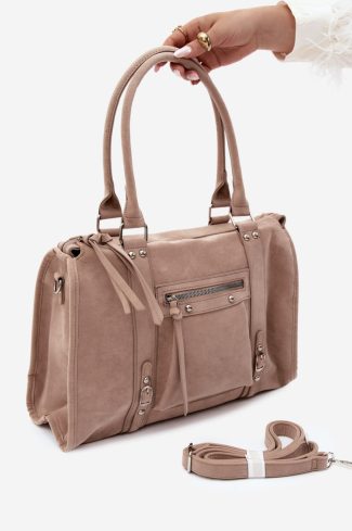 Beige Everyday Handbag in Casual Handbags, Shoulder Bags with Width, Bottom Width and Height