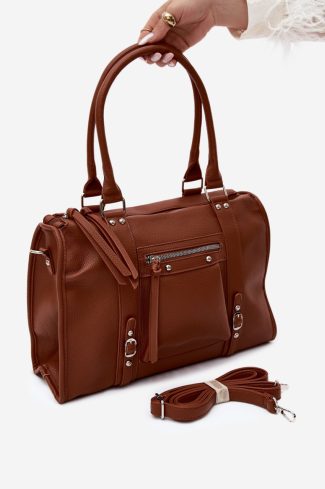Brown Everyday Handbag in Casual Handbags, Shoulder Bags with Width, Bottom Width and Height