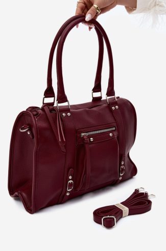 Red Everyday Handbag in Casual Handbags, Shoulder Bags with Width, Bottom Width and Height