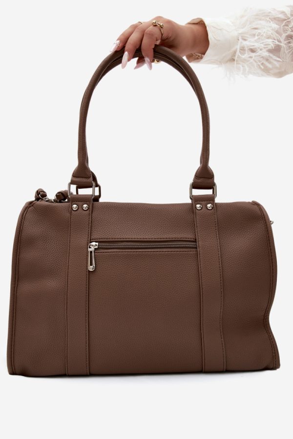 Beige Everyday Handbag in Casual Handbags, Shoulder Bags with Width, Bottom Width and Height