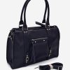 Navy Blue Everyday Handbag in Casual Handbags, Shoulder Bags with Width, Bottom Width and Height