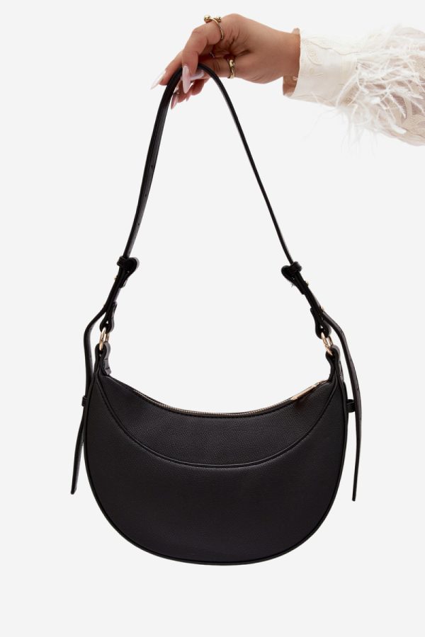 Black Everyday Handbag in Casual Handbags, Shoulder Bags with Width, Bottom Width and Height