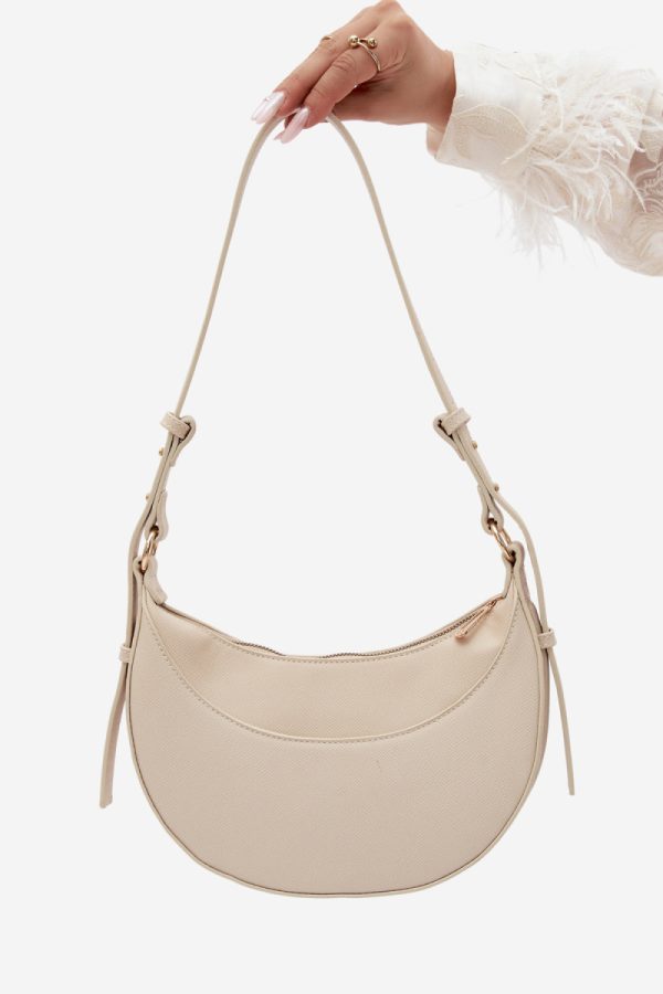 Beige Everyday Handbag in Casual Handbags, Shoulder Bags with Width, Bottom Width and Height