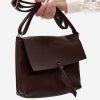 Brown Messenger Bag in Casual Handbags, Shoulder Bags with Width, Bottom Width and Height