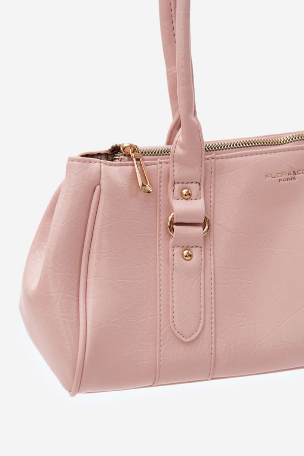 Pink Everyday Handbag in Casual Handbags, Shoulder Bags with Width, Bottom Width and Height
