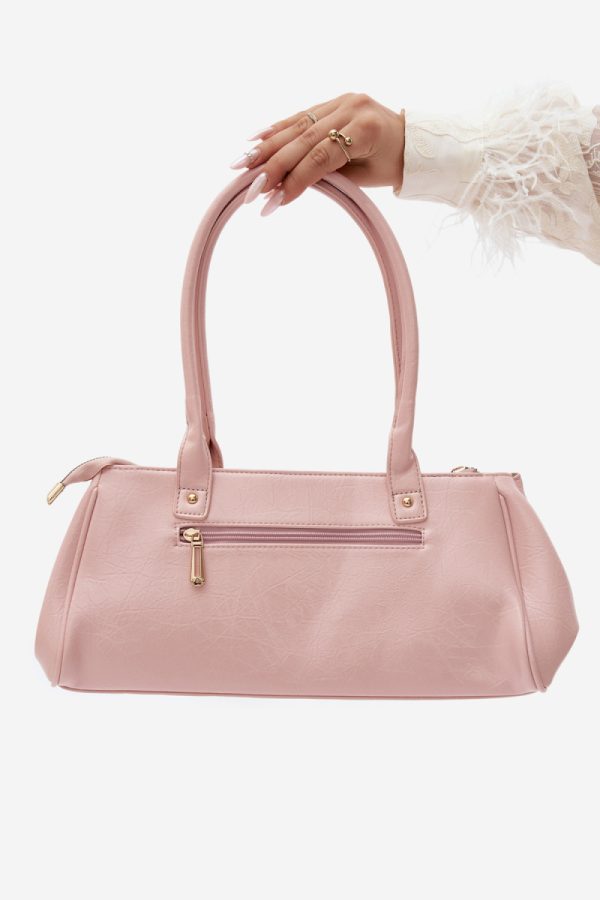 Pink Everyday Handbag in Casual Handbags, Shoulder Bags with Width, Bottom Width and Height