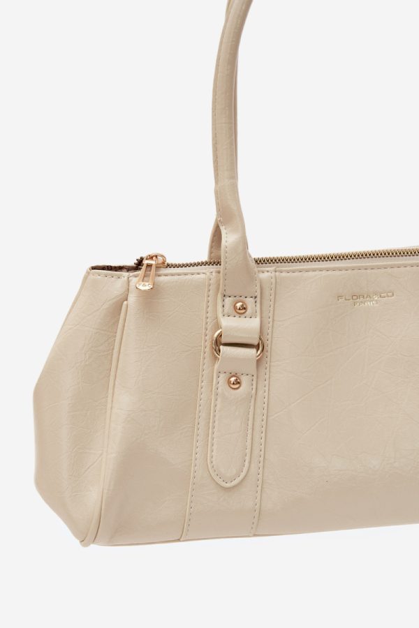 White Everyday Handbag in Casual Handbags, Shoulder Bags with Width, Bottom Width and Height