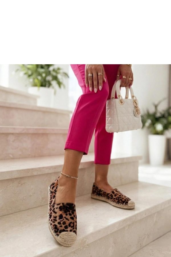 Brown Espadrille in Ballet Flats, Ballet Pumps For Women with Fabric, Footbed and Platform Height