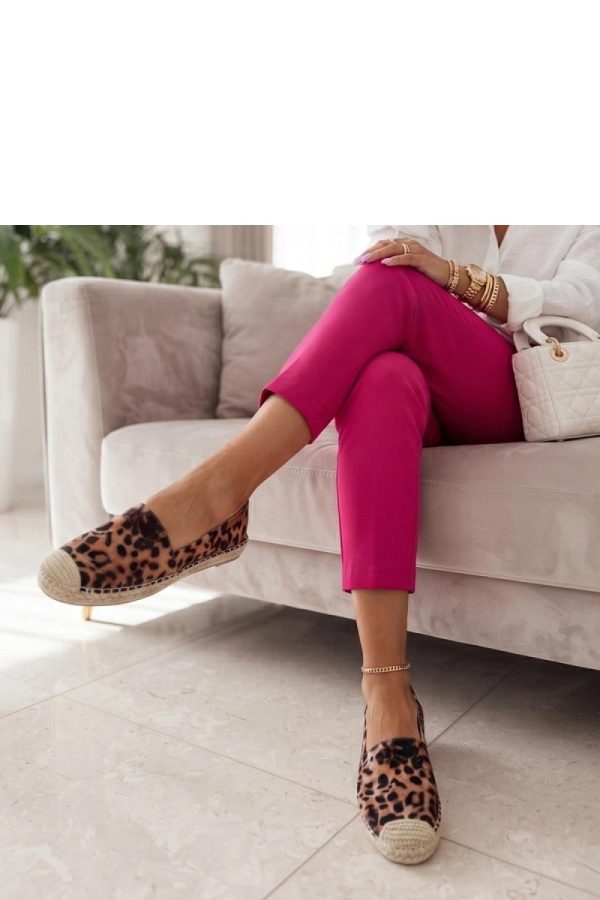 Brown Espadrille in Ballet Flats, Ballet Pumps For Women with Fabric, Footbed and Platform Height