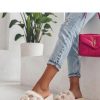 White Platform Sandals in Sandals & Flip-Flops For Women with Fabric, Footbed and Platform Height