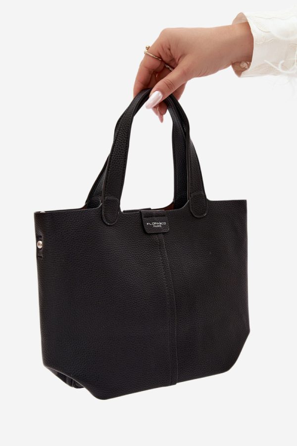 Black Everyday Handbag in Casual Handbags, Shoulder Bags with Width, Bottom Width and Height