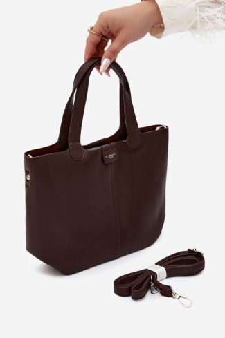 Brown Everyday Handbag in Casual Handbags, Shoulder Bags with Width, Bottom Width and Height