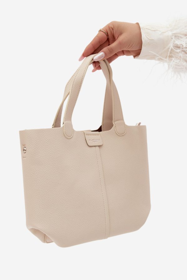 Beige Everyday Handbag in Casual Handbags, Shoulder Bags with Width, Bottom Width and Height