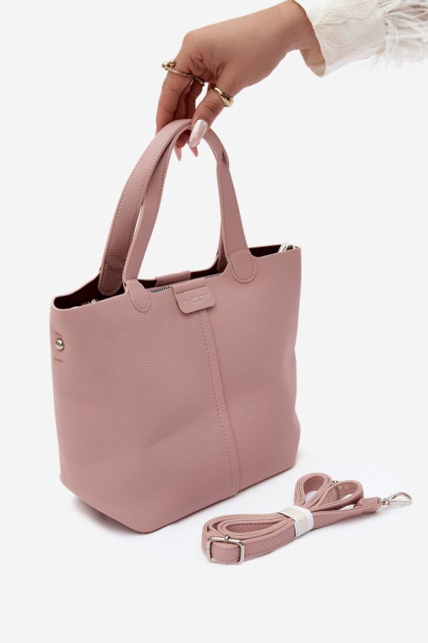Pink Everyday Handbag in Casual Handbags, Shoulder Bags with Width, Bottom Width and Height